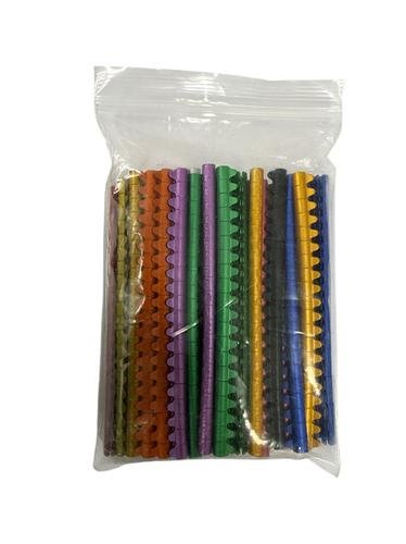 1000 Anillas de aluminio abierta 4 mm Sisal Fibre