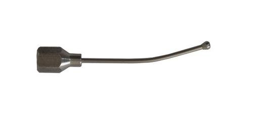 Aguja para embuchar 8cm largo Ø 1 mm Curva