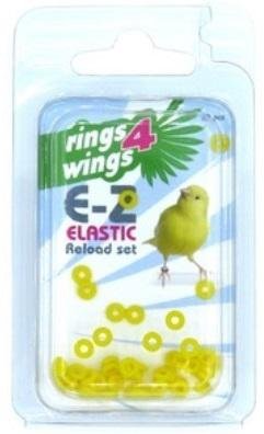Anilla elástica 3 mm  50 unds – Amarillo Rings4Wings