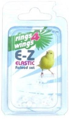 Anilla elástica 3 mm  50 unds – Blanco Rings4Wings