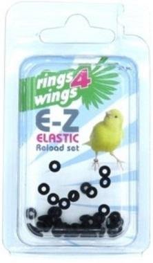 Anilla elástica 3 mm  50 unds – Negro Rings4Wings