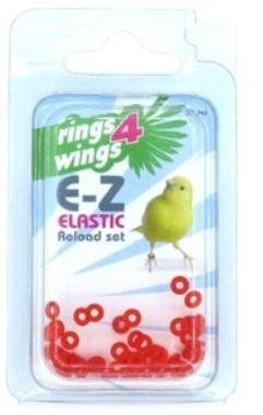 Anilla elástica 3 mm  50 unds – Rojo Rings4Wings