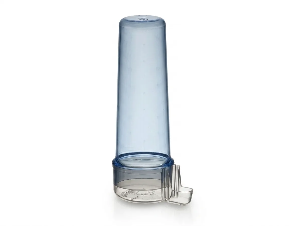 Bebedero Faro Pico Pato 110cc Azul/Transparente