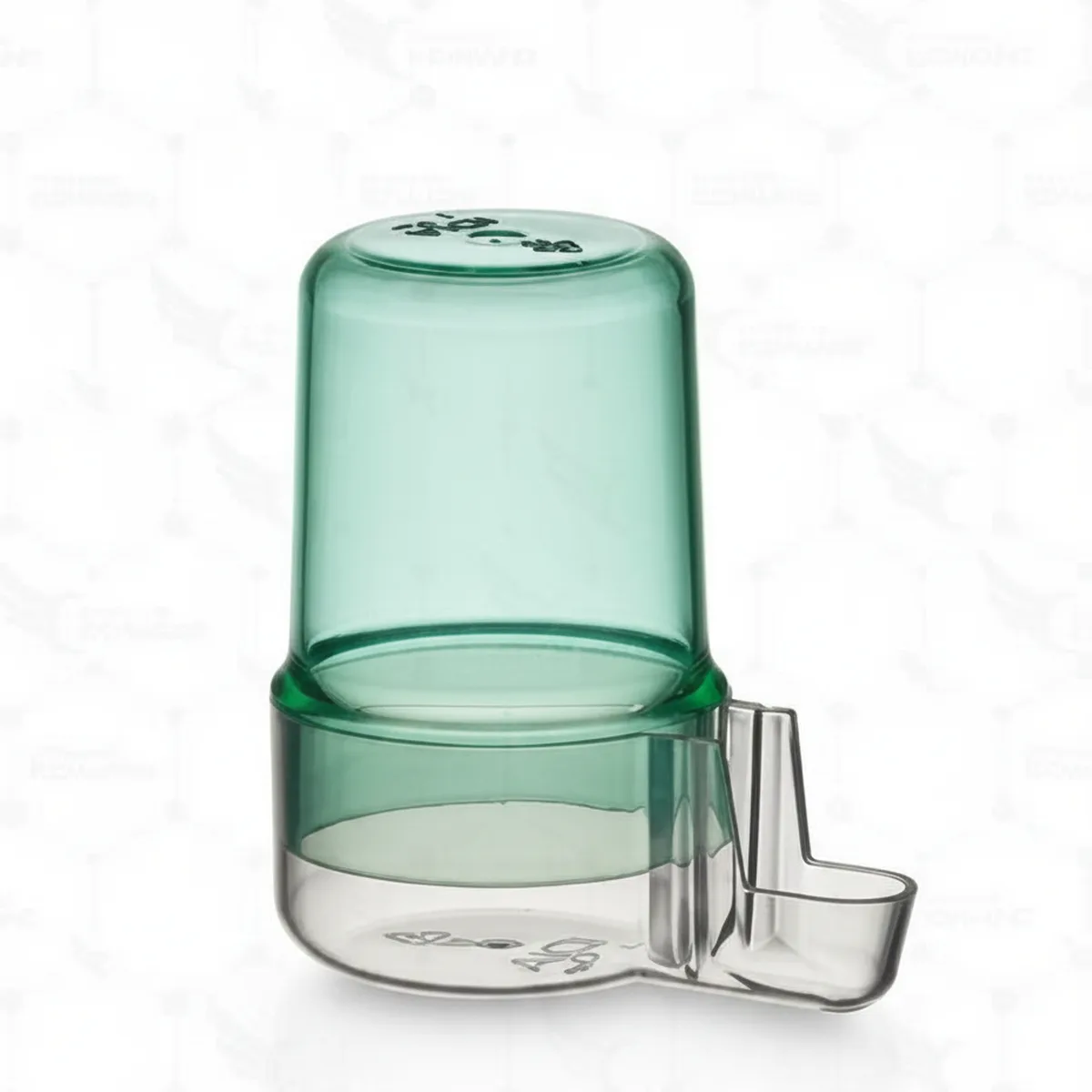 Bebedero Tubo Corto 40 cc Medicina Verde/Transparente