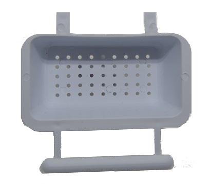 Bizcochera con posadero con agujeros (Blanca)