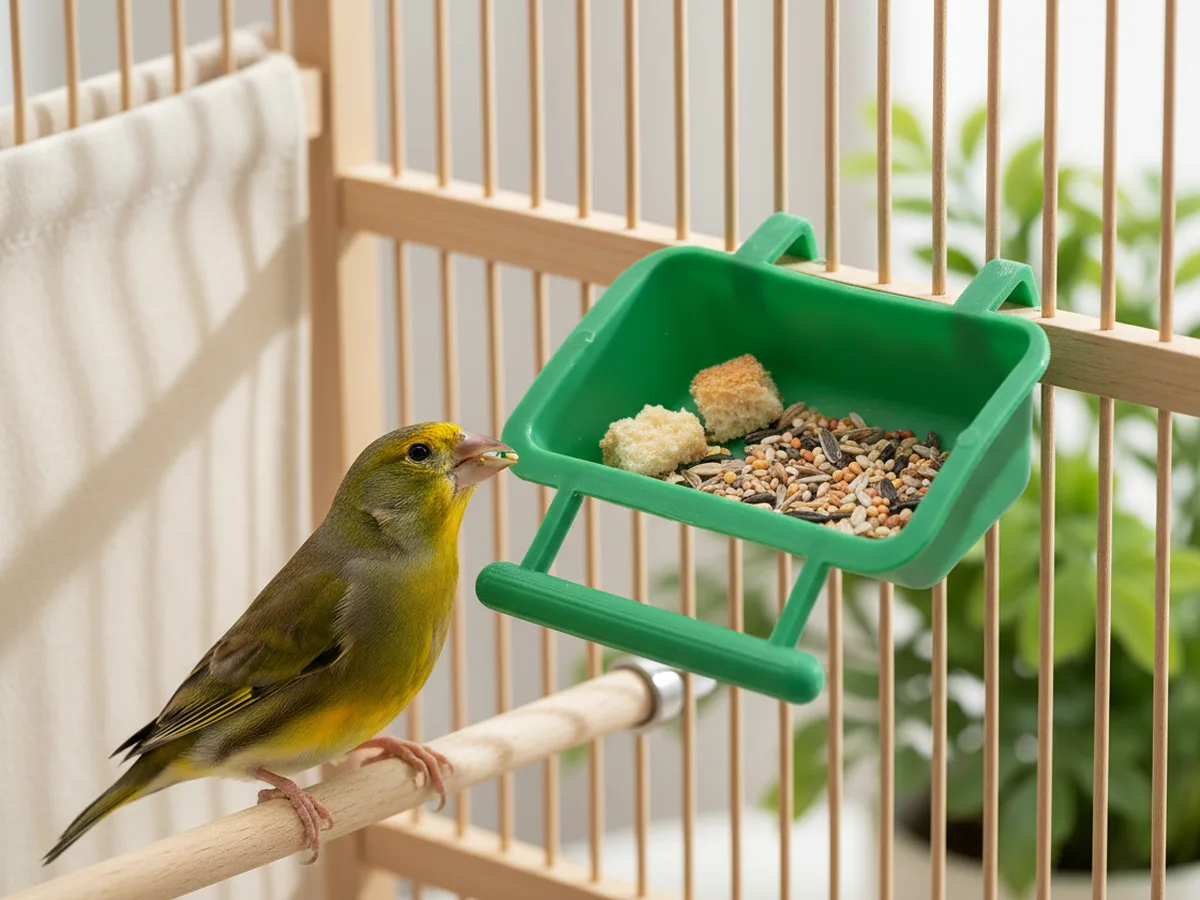 Cuánta pasta poner y cada cuánto tiempo en canarios y aves
