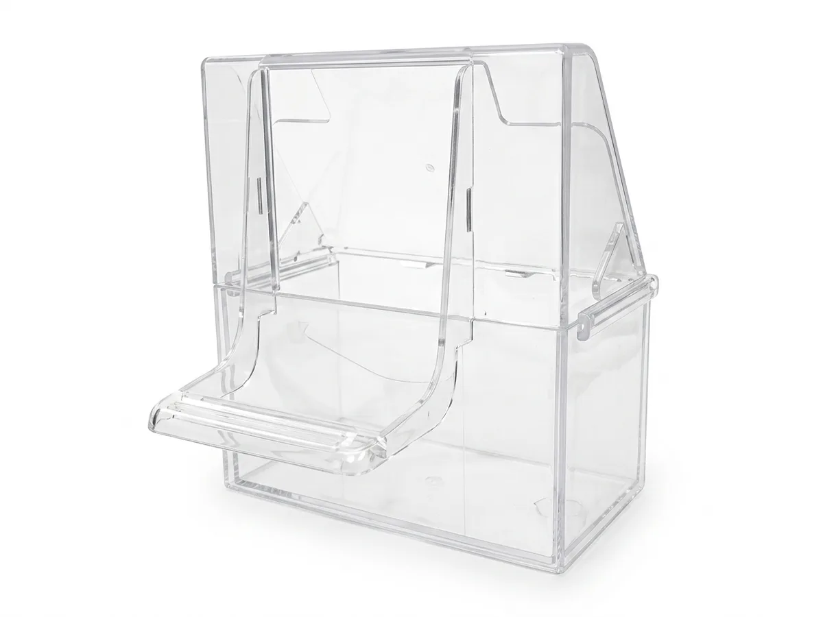Comedero con cajón extraíble Transparente – Idia