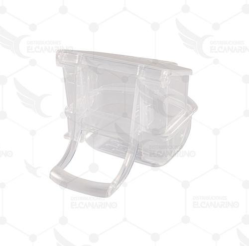 Comedero con cajón extraíble – Transparente