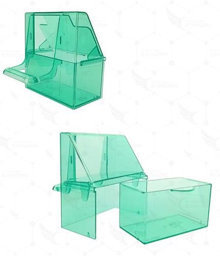 Comedero con cajón extraíble Verde – Idia