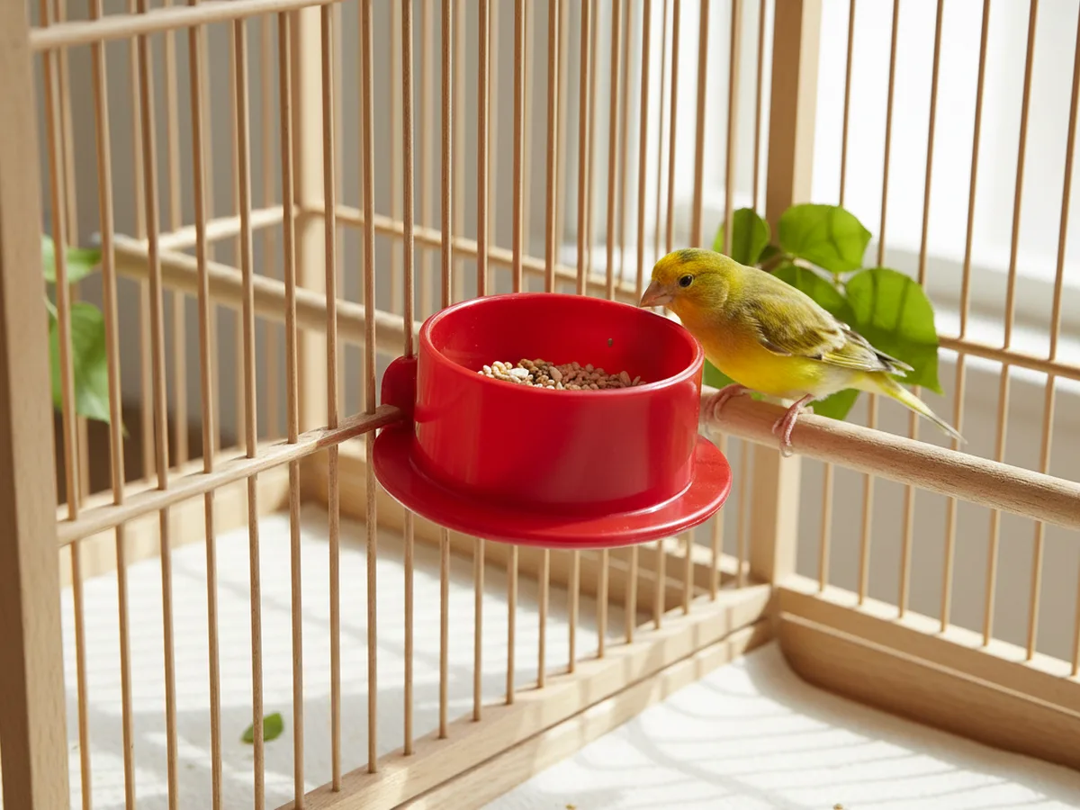 Comedero redondo para hamster