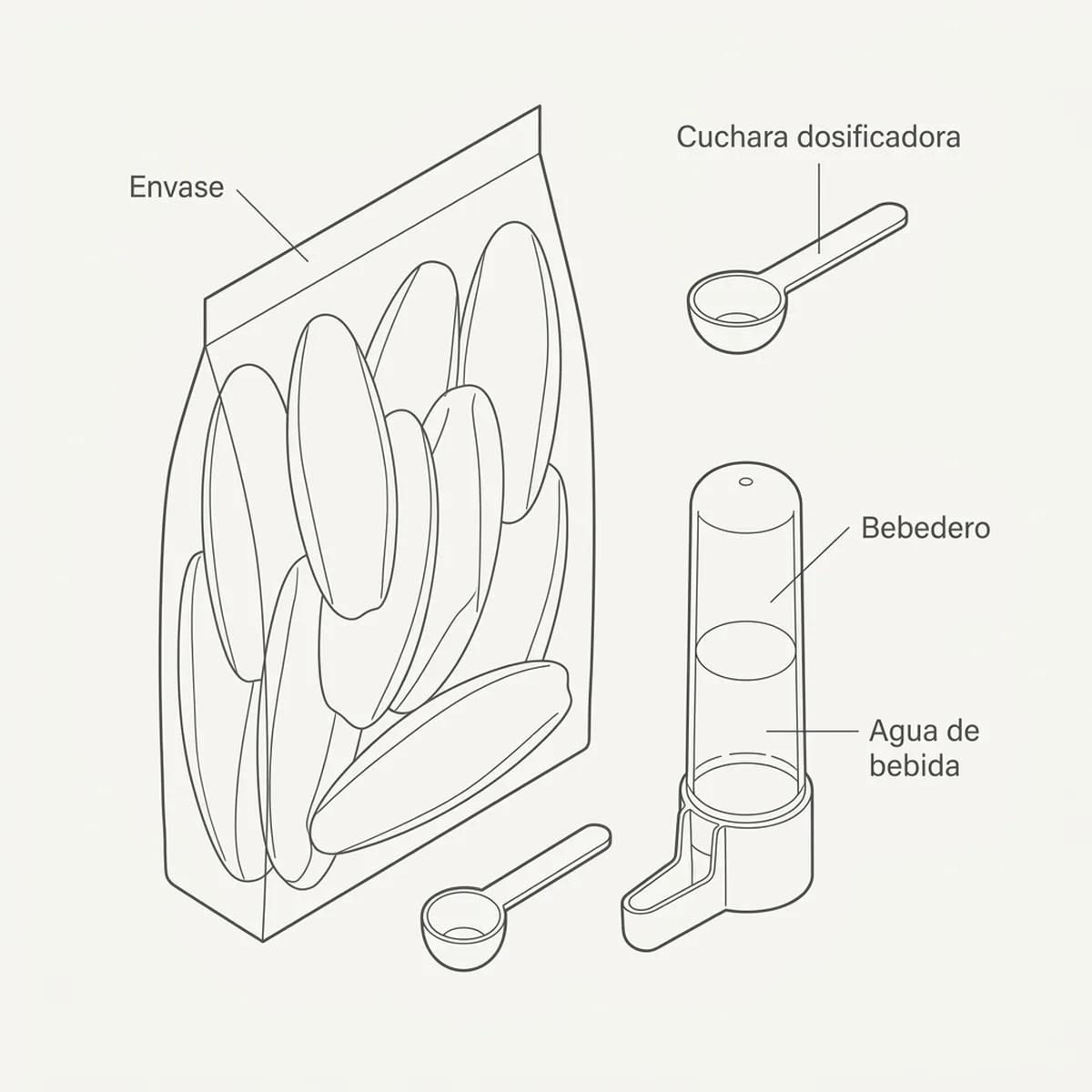 Hueso de jibia S 100gr