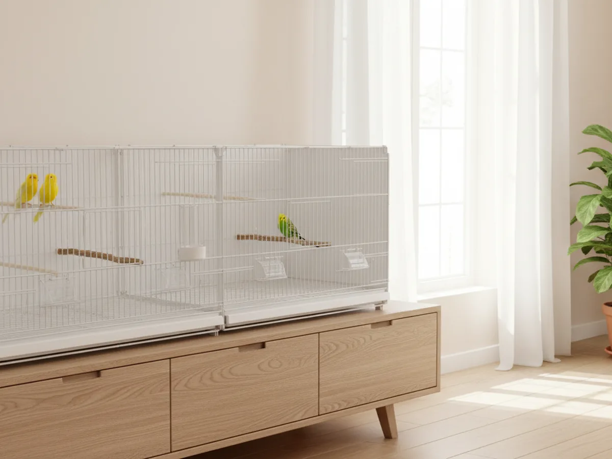 Voladera 120cm Blanca Cerrada Modulo