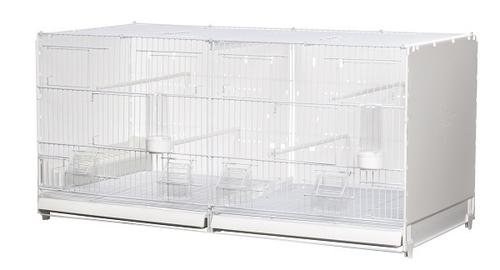 Jaula de Cría 90cm Portofino Desmontable Blanco 2GR