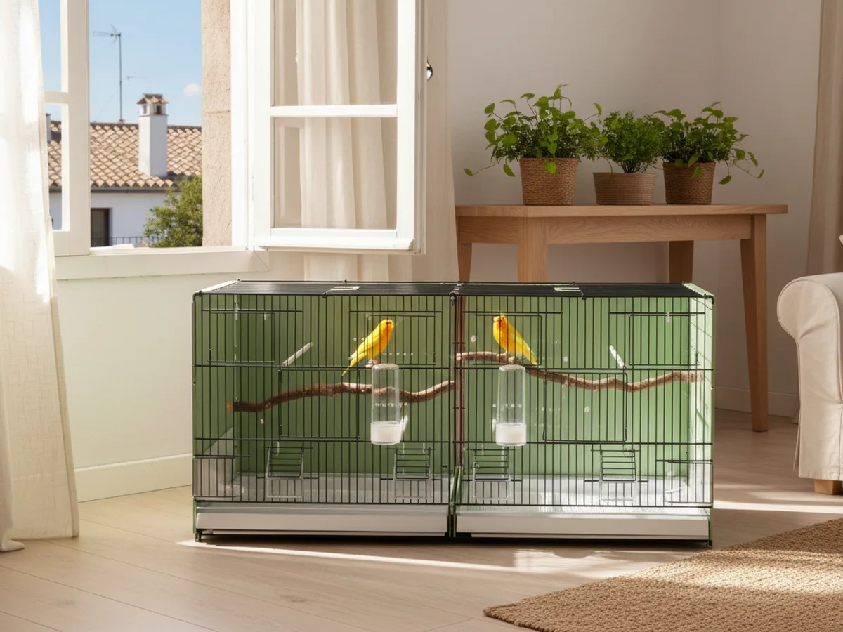 Jaula de Cría 90cm Portofino Desmontable Verde 2GR