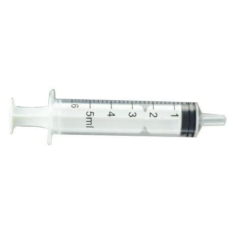 Jeringa de plástico para embuchar 5ml