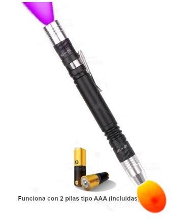 Linterna Ovoscopio Luz Blanca + Ultravioleta