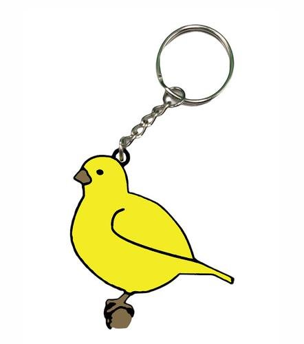 Llavero canario border fancy Amarillo