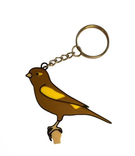 Llavero Canario Bruno Pastel Amarillo Mosaico H