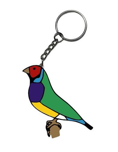 Llavero Diamante de Gould Macho