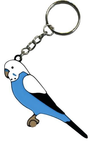 Llavero Periquito azul