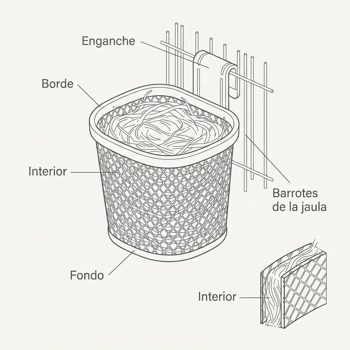 Mescla Yute y Algodón 500gr Orniluck — piezas y montaje
