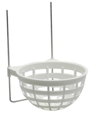 Nido de plástico con soporte telescópico de hierro