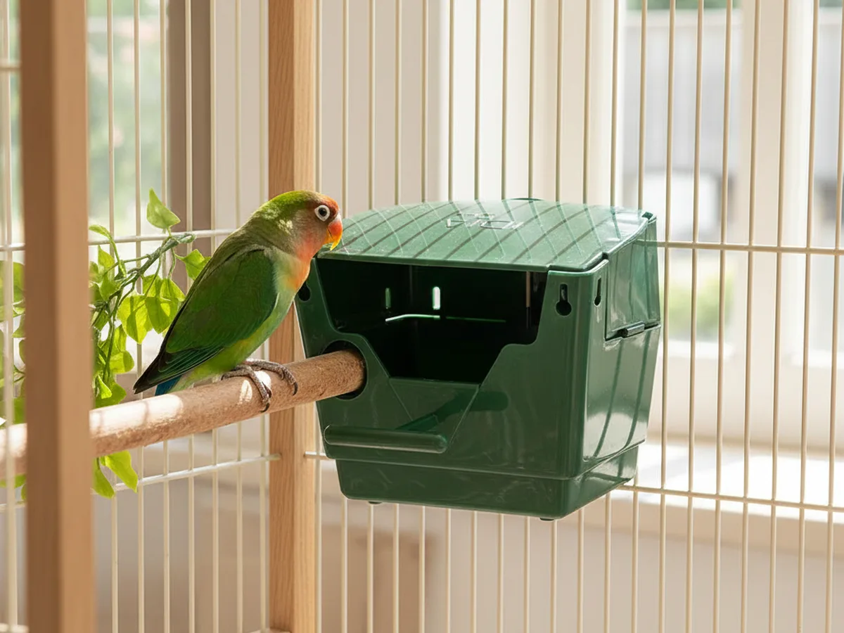 Nido para exóticos Verde