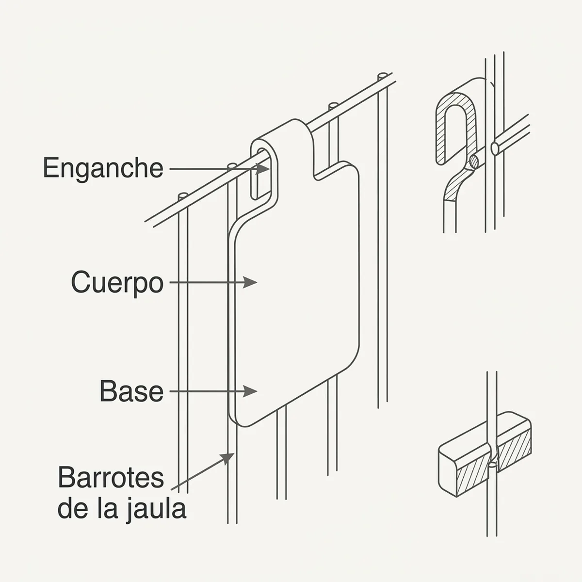 Números para Jaulas (del 1 al 10) – Verde — piezas y montaje
