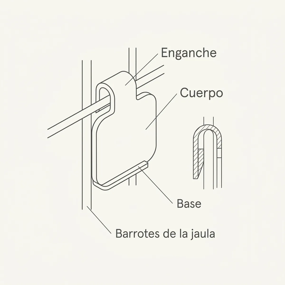 Números para Jaulas (del 1 al 40) – Negro — piezas y montaje