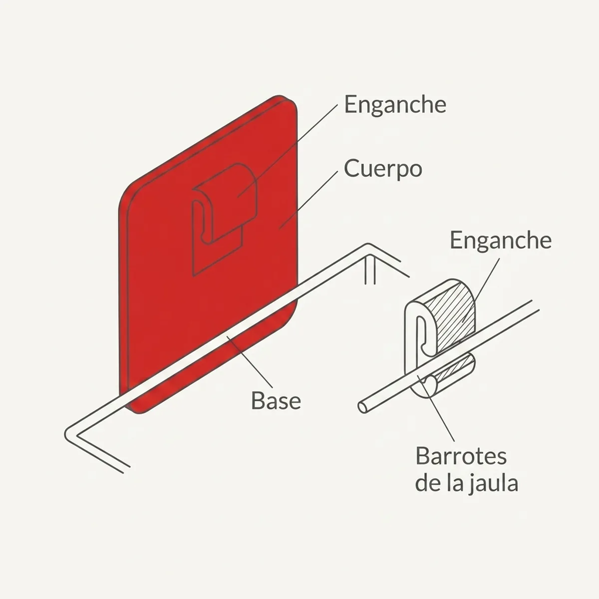 Números para Jaulas (del 1 al 70) – Rojo