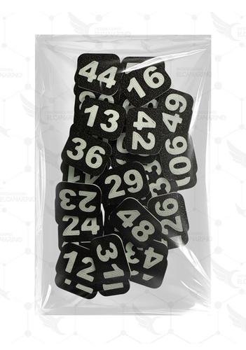 Números para Jaulas (del 1 al 90) – Negro