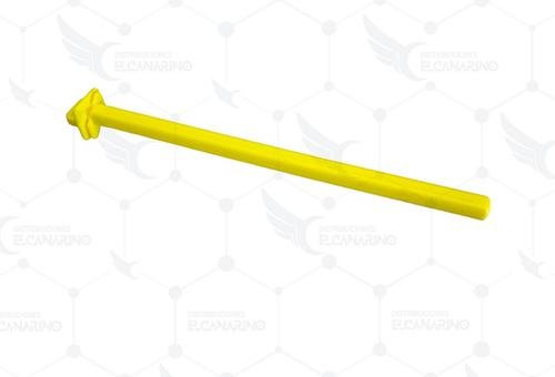 Palo Plástico para Jaulas 22 cm. – Amarillo