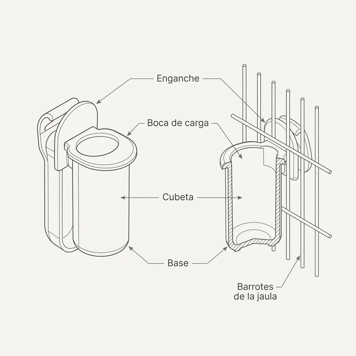 Portamedicinas Semillero Verde IDIA RP — piezas y montaje