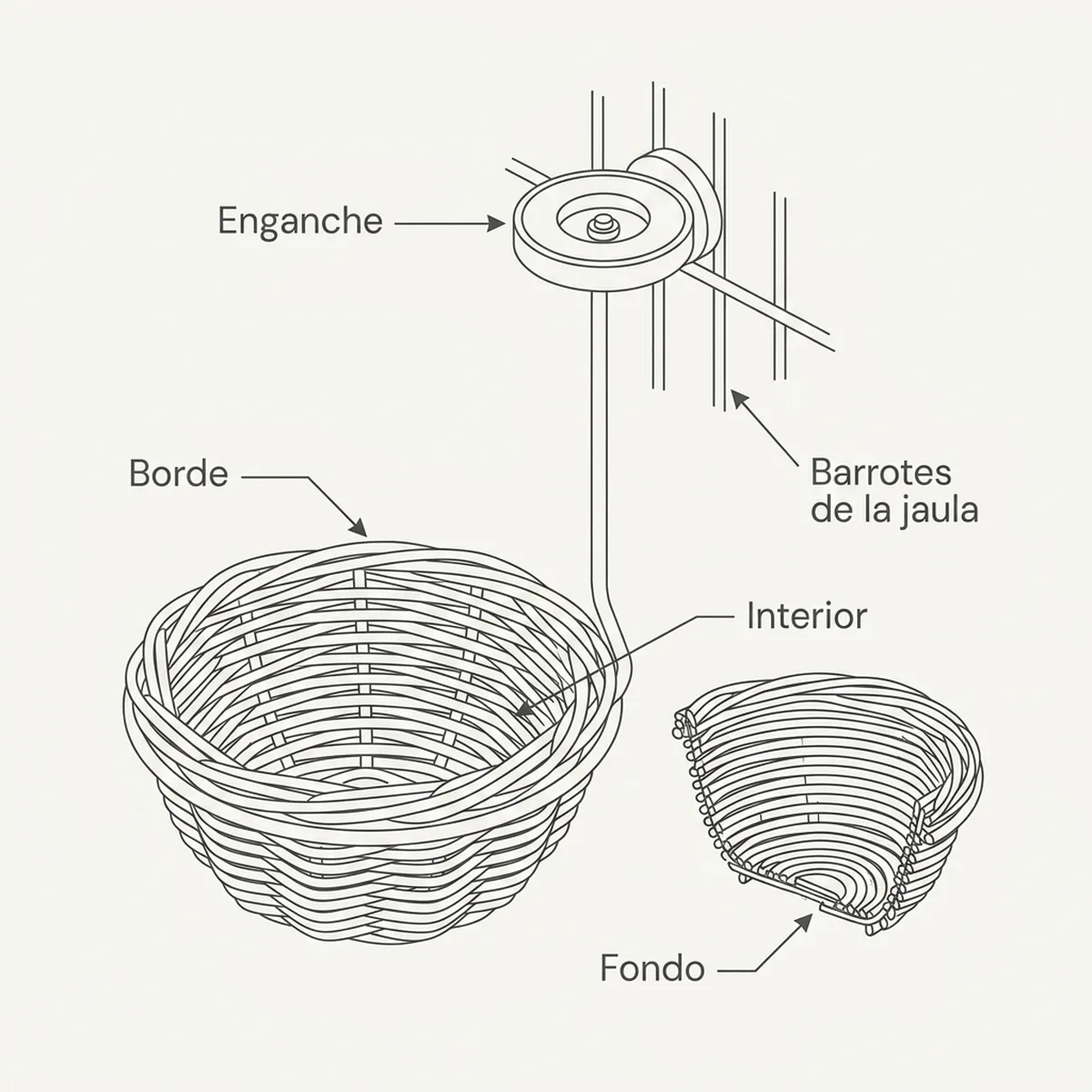 Portanido Magnético — piezas y montaje
