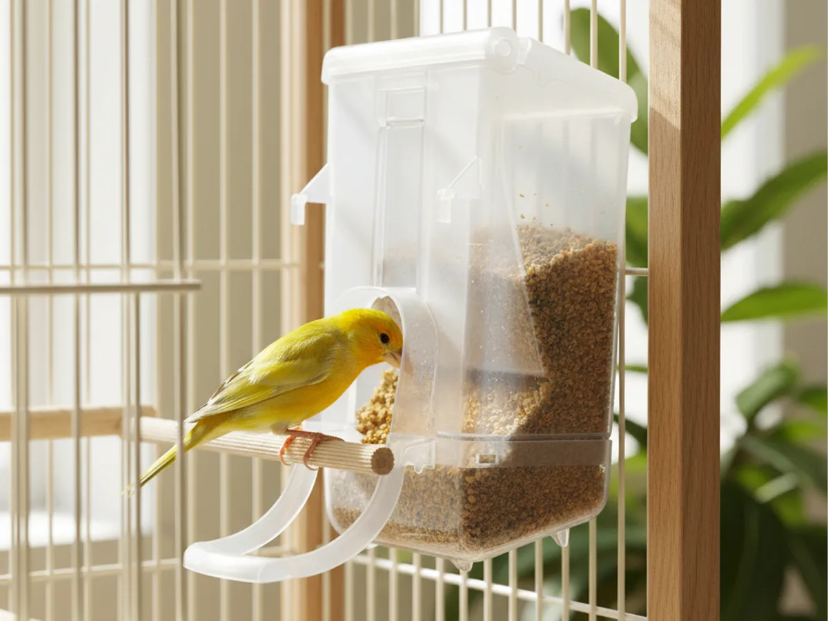 Pienso extrusionado frente a mixtura de semillas en aves