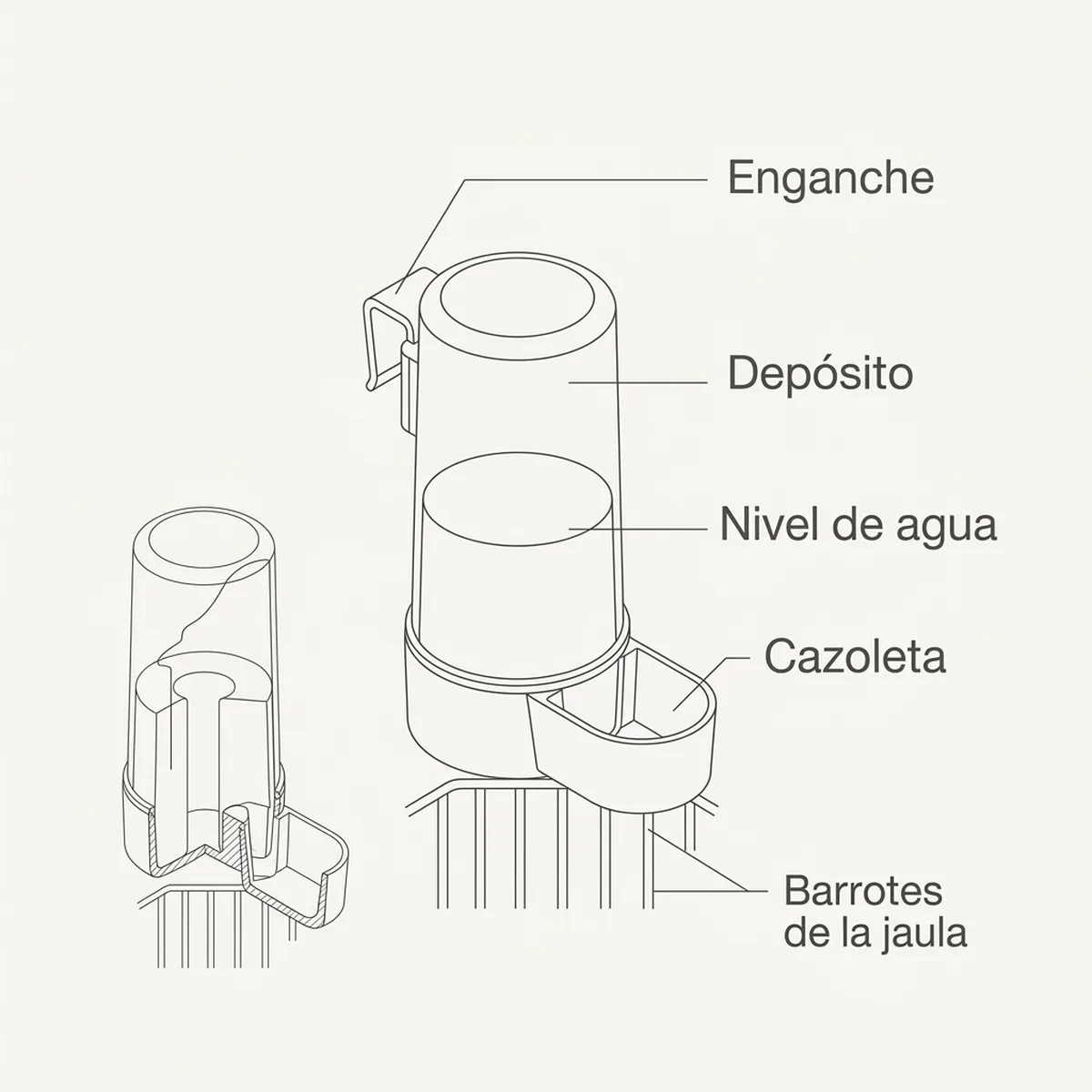 Tubo dinámetro Int. 5mm (1metro) — piezas y montaje