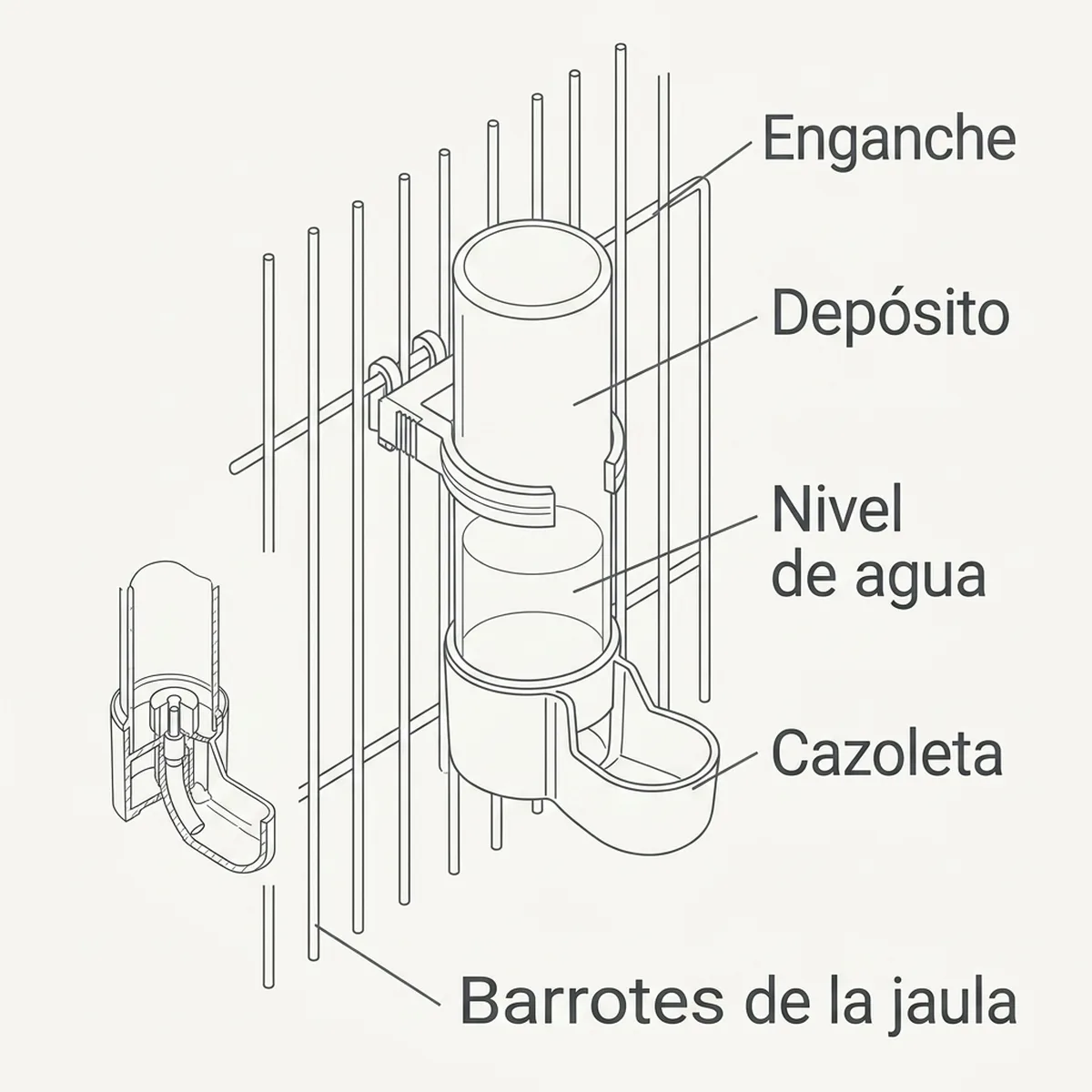 Tubo dinámetro Int. 8mm 1 (1metro) — piezas y montaje