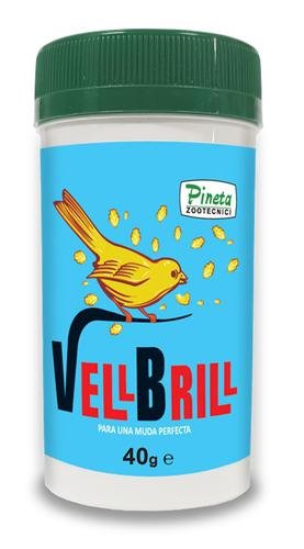 Vell Brill 40gr (Muda – Plumaje sin dore)